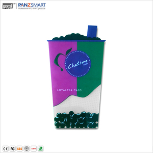 Tùy chỉnh Teardrop Shape die-cut ABS nhựa Keytag 13.56MHz 1K Byte <span class=keywords><strong>RFID</strong></span> nhựa <span class=keywords><strong>Keychain</strong></span> in ấn PVC thẻ với kim loại Keyring - Product Image 3