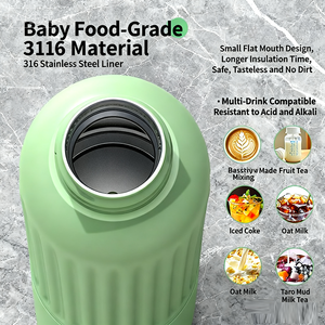 Chauffe-biberon intelligent portable avec affichage numérique, couleur vert menthe, fonctionne sur piles - Product Image 5