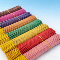 Bâtons d'encens en bambou faits à la main de 255 cm, best-seller transfrontalier, poudre parfumée, multiples senteurs, origine Chine, décoration idéale pour la maison
