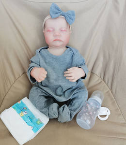 Bambole Reborn Realistiche Fatte a Mano, 19 Pollici, Già Dipinte e Finite, Bambole Neonato Realistiche, Giocattoli Regalo M3871 - Product Image 4