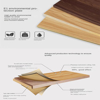 Lit superposé en acier et bois, gain de place, avec tiroirs, pour enfants, meubles d'appartement, loft
