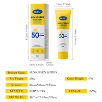 Crème solaire IREV certifiée GMP et ISO22716, protection UVA/UVB SPF50, soins de la peau coréens, usine OEM