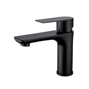 Bathroom Sink Faucet Single Hole Single Handle Stainless Steel Vanity Faucet Countertop Installed in Modern Bathroom
