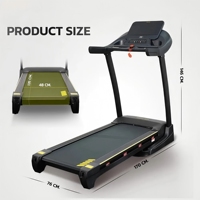 Tapis roulant pliable multifonctionnel pour la maison, équipement d'exercice intérieur, tapis roulant de fitness domestique avec trois boutons intelligents colorés
