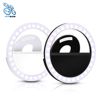 Vente en gros Portable Selfie Ring Light Caméra Clip-on Mobile Téléphone LED Selfie Ring Light pour Smartphone