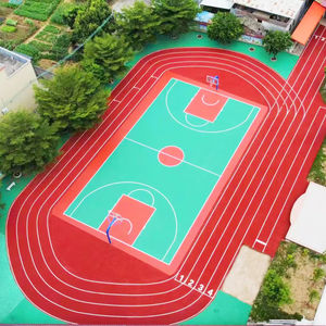 INOLP Instalación rápida Suelo deportivo prefabricado Permeable al aire Pista para correr Rollos Sin químicos Resistente a la intemperie con durabilidad - Product Image 1