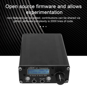 <span class=keywords><strong>USDR</strong></span> USDX + Plus V2 8 bandes haute fréquence ondes courtes SSB QRP émetteur-récepteur 8 bandes métal SDR récepteur - Product Image 2