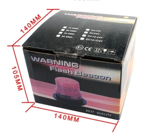 Luz de Seguridad Ámbar para Techo de Coche, Luz Estroboscópica Giratoria de Advertencia - Product Image 5