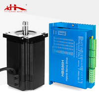 Moteur pas à pas hybride Kaihong 86x86x118+22mm 48V 85kgfcm Nema 34 à boucle fermée avec encodeur 1000PPR pour kit CNC