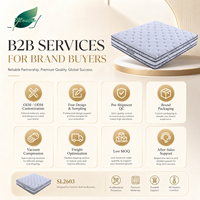 Luxuriöse Latex-Gel-Schaum-Matratze Gel-Memory-Foam Latex-Taschenfederkern Vakuumverpackt für Hotelprojekte King Queen Full Size