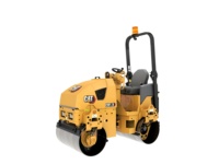 Nouvelle Rouleuse Vibrante à Double Tambour CAT CB1.7 CB1.8 Mini Hydrostatique 2RM pour routes municipales en asphalte avec roues en acier et caoutchouc