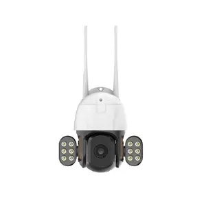 OEM Humanoid Tracking WiFi Surveillance Security CCTV PTZ Camera ICSEE Xmeye 8MP Wireless WiFi Outdoor IP PTZ Flood Light Camera