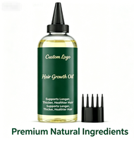 Sérum capillaire OEM à base de romarin, jojoba et ricin, traitement de repousse des cheveux, vegan, prévention de la perte de cheveux, huile essentielle pour la croissance des cheveux