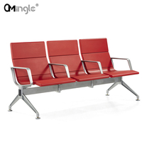Mingrueng — chaise d'hôtellerie et d'hôpital, 3 à 5 places, en mousse Pu, matériel en aluminium, pour espace Public