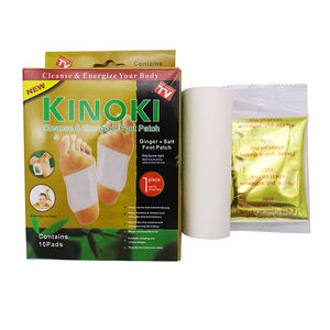 10 Ingwer-Fuß polster und 10 Klebe folien gegen Stress abbau zur Verbesserung des Schlafens Tiefen natürliche Reinigung Anti-Schwellung - Product Image 1