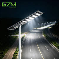 Lampadaire solaire tout-en-un à LED haute luminosité, alimenté par l'énergie solaire, pour projets d'ingénierie routière