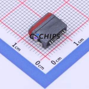 TYPE-C 16PFS 2JCB1.2-H7.45 IPX8 USB Connector SMD Connector Type-C USB 3.1 Female Sink Board - Product Image 2