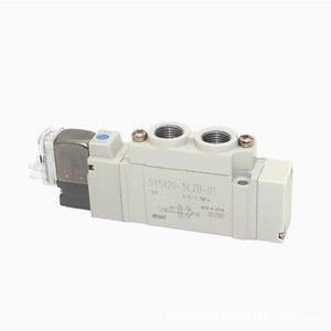 SMC SY5120-5LZD-01 โซลินอยด์วาล์วสามตำแหน่งห้าทิศทาง 0.15-0.7MPa ผลิตในประเทศญี่ปุ่น - Product Image 1