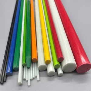 Flexible Anti-aging Pultrusion Fiberglass Solid Round <b>Rod</b> - Product Image 1