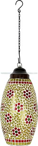 Lampe murale en mosaïque de verre suspendue de style vintage, luminaire décoratif multifonctionnel, lampe murale en mosaïque de verre faite à la main - Product Image 3