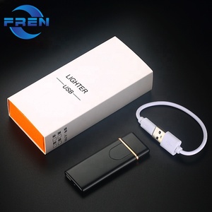 Encendedor USB Recargable Resistente al Viento <span class=keywords><strong>2023</strong></span>, Encendedor de Cigarrillos Metálico Delgado y Mini sin Llama - Product Image 5
