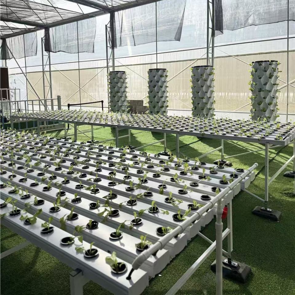 Pvc Square Tube Design Large PVC Square NFT Hydroponic Channel with Multiple Hole Options for ...