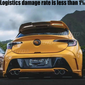 สปอยเลอร์หลังรถยนต์สำหรับ Toyota Corolla 5 ประตู รุ่น Hatchback ปี 2019-2022 ชุดต่อขยายสปอยเลอร์ฝากระโปรงท้าย - Product Image 2