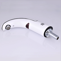 Robinet à capteur automatique Robinet d'eau en laiton sans contact pour lavabo/évier Robinet de salle de bain blanc
