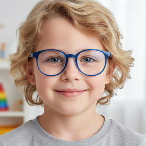 Lunettes anti-lumière bleue pour enfants, lunettes d'ordinateur 2026, monture en silicone, verres transparents, fille garçon, jeux vidéo, lunettes de <span class=keywords><strong>sécurité</strong></span> pour enfants - Product Image 1