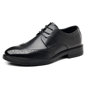 Chaussures en cuir pour hommes haut de gamme, style britannique, pour le printemps, formelles, de mariage et brogues - Product Image 2