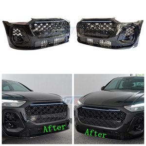 Piezas de Repuesto para <span class=keywords><strong>Audi</strong></span> <span class=keywords><strong>Q5</strong></span> B9.5 <span class=keywords><strong>2022</strong></span>-2025, Actualización 2026-2029, Parachoques Delantero Estilo RSQ5 con Rejilla LED de Panal, Kit de Carrocería Deportiva - Product Image 4