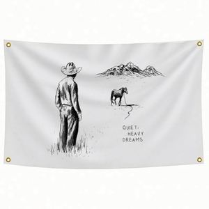 Digital Printing Outdoor Advertising Flags <b>Banners</b> 100%polyester Double Sided Music Fan <b>Banners</b> - Product Image 5