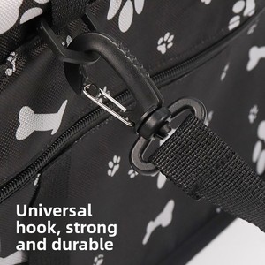 पोर्टेबल फोल्डेबल सांस नहीं भरी गर्मी के आउटडोर उपयोग कुत्ते बिल्ली वाहक बैग कार यात्रा के लिए जिपर के साथ - Product Image 3