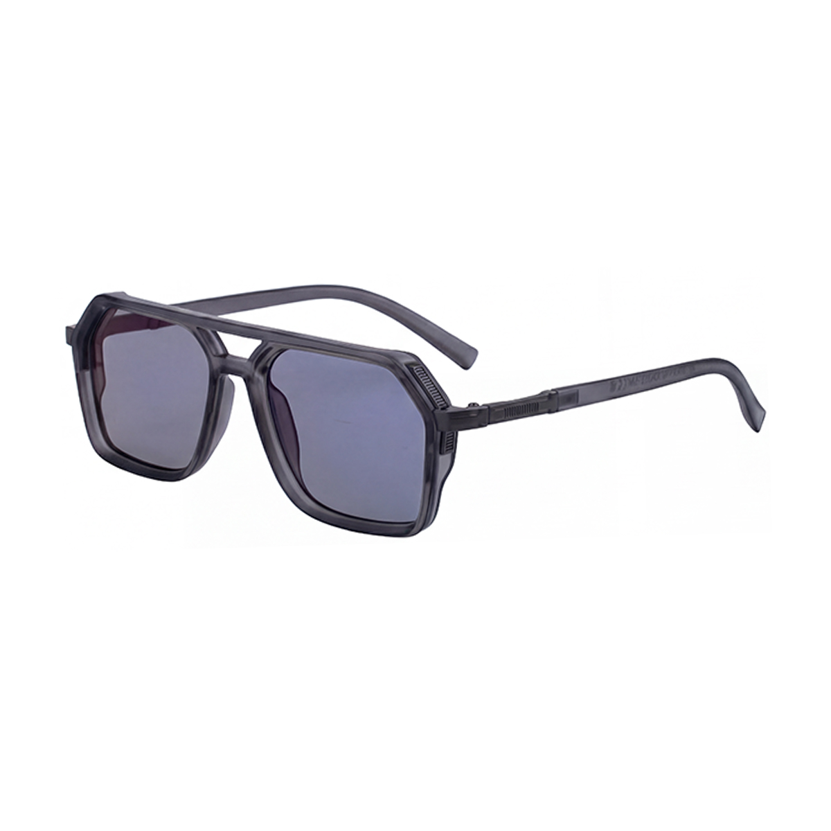 C6 Mate Transparencia Gris Oscuro Mate Gris Gunmetal Recubrimiento Azul