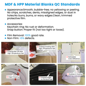 Bán buôn trống đồng hồ treo tường để thăng hoa DIY ảnh MDF thăng hoa đồng hồ khoảng trống - Product Image 4