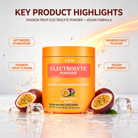Vegan Elektrolytenpoeder Passievrucht Smaak Hydratatie Supplement 147g Elektrolyten Drank