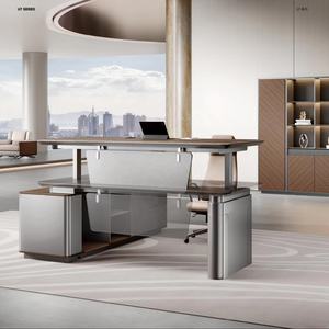 Escritorio Ejecutivo de Lujo para CEO con Diseño Moderno - Muebles de Oficina Duraderos y Ecológicos Hechos <span class=keywords><strong>en</strong></span> China - Product Image 1