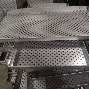 ตะกร้าเก็บตาข่ายโลหะแบบมีรูพรุนสำหรับทำอาหารอบแห้งและทำจากสเตนเลสเกรด304 - Product Image 5