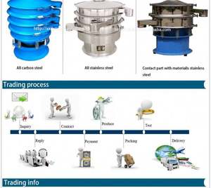 Machine à tamis à vibration circulaire électrique à grains multicouches de haute qualité pour l'agriculture - Product Image 6