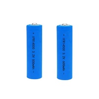 Baterai Lithium Bulat Berkualitas Tinggi 3.2V 300mAh 500mAh 600mAh IFR 14500 LiFePO4