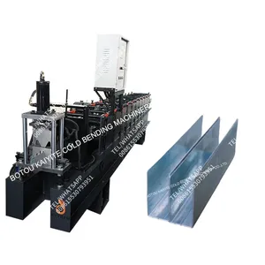 U Channel Shutter Door Guide Rail Roll Forming Machine with Sealed Rubber
