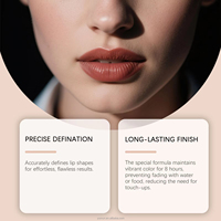 Rouge à lèvres vegan à marque privée, waterproof et longue tenue, fini mat nude