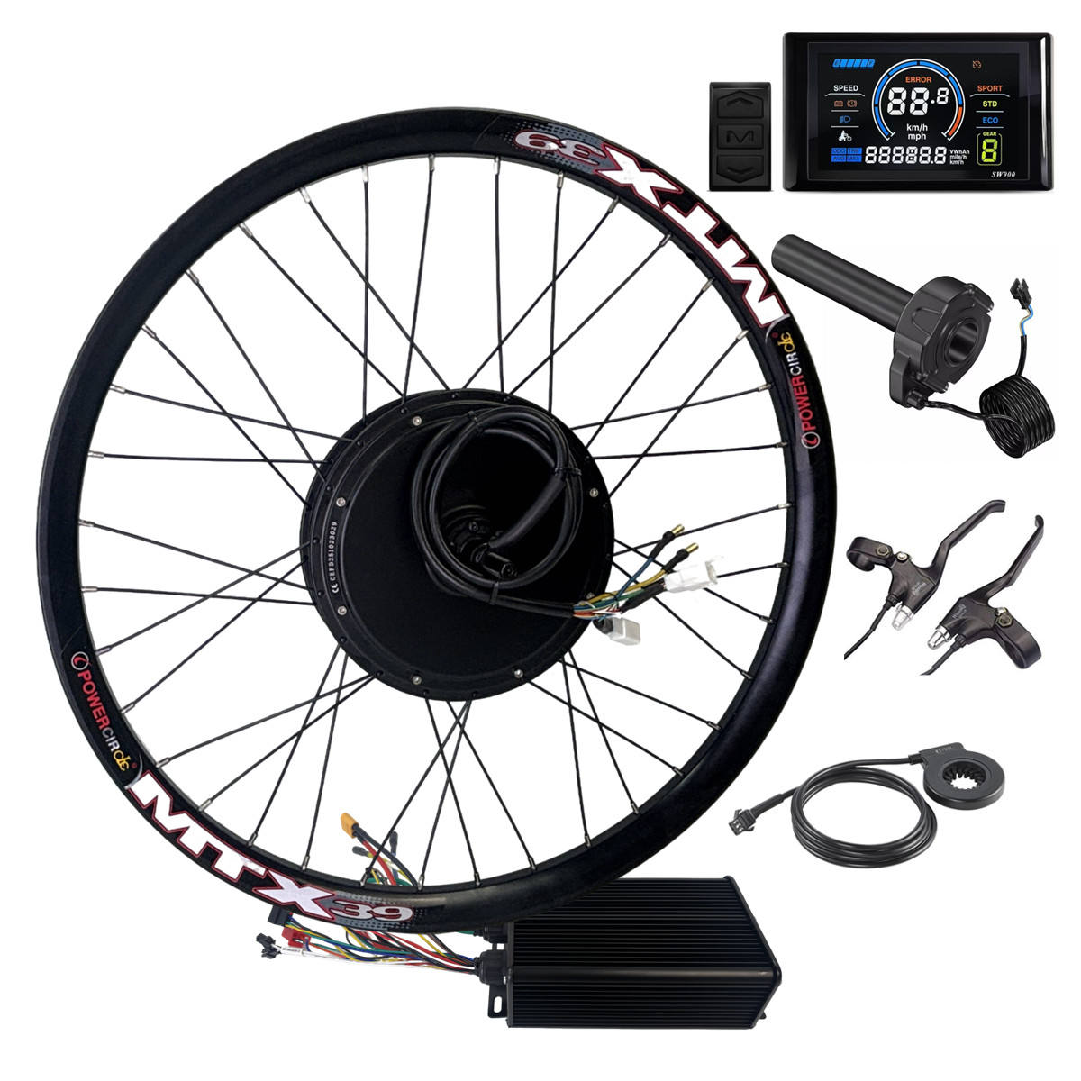 Écran SW900 noir + accélérateur Surron