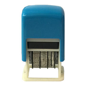 Tampon à date auto-encreur de 4mm | Tampon en caoutchouc Flip-<span class=keywords><strong>Action</strong></span> avec encre rouge/bleue/noire | Factory Direct - Product Image 3