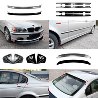 Kit carrosserie AMP-Z pour BMW Série 3 E46 : Lame de pare-chocs avant, jupes latérales, aileron arrière, diffuseur arrière en ABS