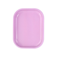 Plateau de service portable en fer blanc noir et rose, entièrement imprimé, pour tabac et cigares, vente en gros