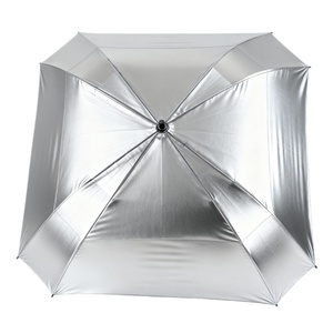 Reflective Large Straight Golf <b>Umbrella</b>-modern Automatic Open Oversized Double Canopy <b>Windproof</b> Waterproof Vented Design for Men - Product Image 1
