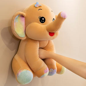 最新の象のぬいぐるみ（毛布付き）（2-in-1）、素晴らしい子供向けギフト。 - Product Image 2