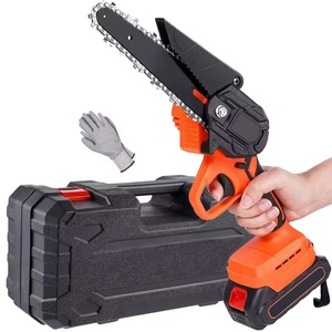 Motosierra Eléctrica Inalámbrica de Mano con Descuento, Batería de Litio, Barra Guía de 4/6 Pulgadas, 600W, Herramienta para Cortar Madera y Jardinería - Product Image 6