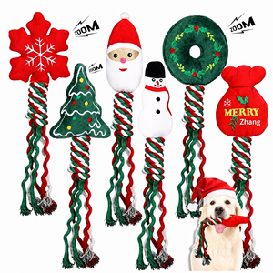 Fournitures de Noël Écologiques : Jouet à Mordiller Mignon en Forme de Dessin Animé pour Nettoyage des Dents, Corde en Coton Emballée en Gros - Product Image 1